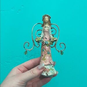 Floral Angel Figurine